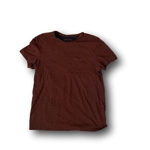 Rw&co. Short Sleeve Tees Shirt Chest Pocket | Brown